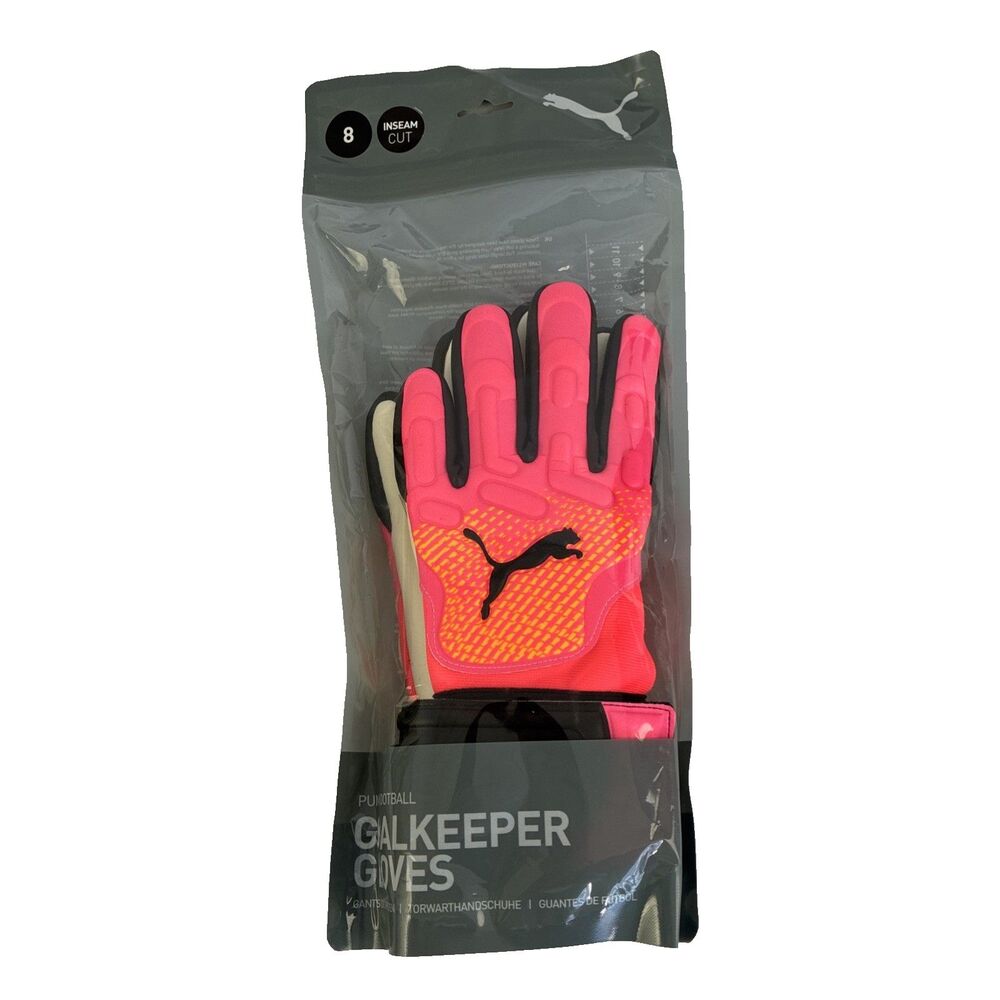 New Puma Goalkeeper Goalie Gloves Football Soccer Unisex Size 8 041926 02 $50